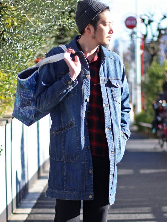 楽天市場】【SALE／65%OFF】RATTLE TRAP デニムショップコート メンズ 