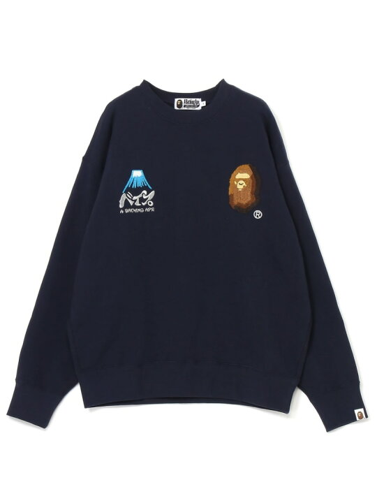 楽天市場】A BATHING APE BAPE SOUVENIR CREWNECK ア ベイシング 