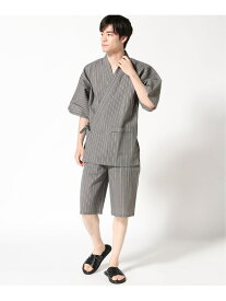 【SALE／34%OFF】COMME CA MEN (M)COMME CA MEN/コムサメン 甚平 ボディライフ 着物・浴衣・和装小物 浴衣 ネイビー グレー【RBA_E】【送料無料】