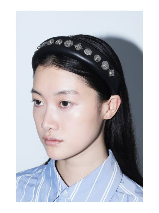楽天市場】TOGA TOO Leather headband 1 トーガ ヘアアクセサリー 