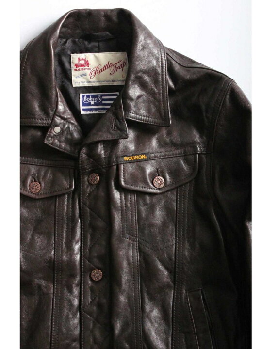 楽天市場】【SALE／65%OFF】RATTLE TRAP BOBSON別注 レザートラッカー 