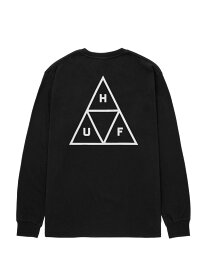 HUF HUF SET TT L/S TEE ハフ トップス カットソー・Tシャツ ブラック ホワイト【送料無料】