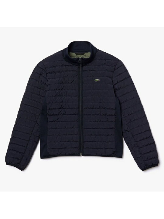 楽天市場】【SALE／50%OFF】LACOSTE リブニットスタンドカラーダウン  