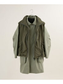 【SALE／60%OFF】NANO universe emulation/別注 ExpansionCoat&vest ナノユニバース ジャケット・アウター その他のジャケット・アウター グリーン ネイビー【RBA_E】【送料無料】