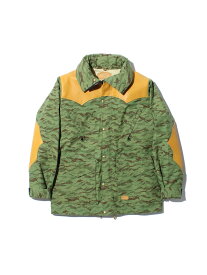 【SALE／40%OFF】Nigel Cabourn MAN / ナイジェル・ケーボン × ロッキーマウンテンフェザーベッド - MP ナイジェル・ケーボン ジャケット・アウター ブルゾン・ジャンパー グリーン ブルー【RBA_E】【送料無料】