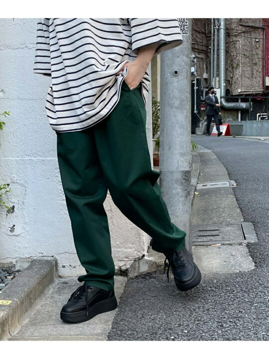 楽天市場 メンズwego シェフパンツ ウィゴー パンツ その他のパンツ グリーン レッド ベージュ パープル ホワイト グレー ブラック Rakuten Fashion Men