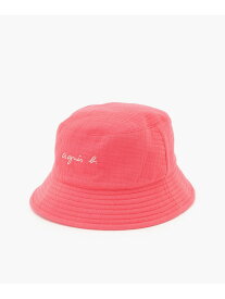 agnes b. HOMME AC09 SLOUCH HAT バケットハット アニエスベー 帽子 ハット ピンク【送料無料】