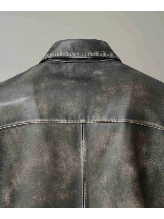 楽天市場】MAISON SPECIAL Sheep Leather Prime-Over Single Rider 