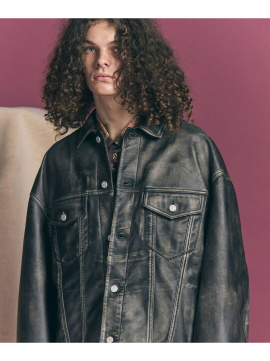楽天市場】MAISON SPECIAL Sheep Leather Prime-Over 3rd Jacket 