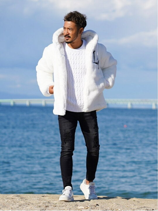 楽天市場】WHIM ROTH WhimROTH/(M)LA Fur Hoodie アダムスジャグラー 