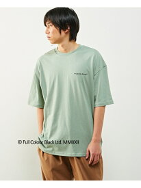 MEN'S MELROSE banksyTシャツ メンズメルローズ トップス カットソー・Tシャツ ホワイト レッド【送料無料】