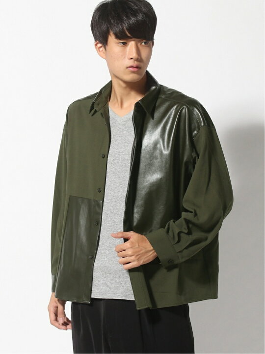 楽天市場】【SALE／40%OFF】HARE (M)パッチワークFレザーSHLS ハレ 