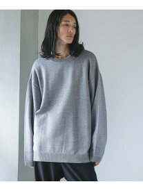 【SALE／30%OFF】NANO universe WEB限定 ナノフワ オーバーシルエットニット ナノユニバース トップス ニット グレー ブラック ベージュ【RBA_E】