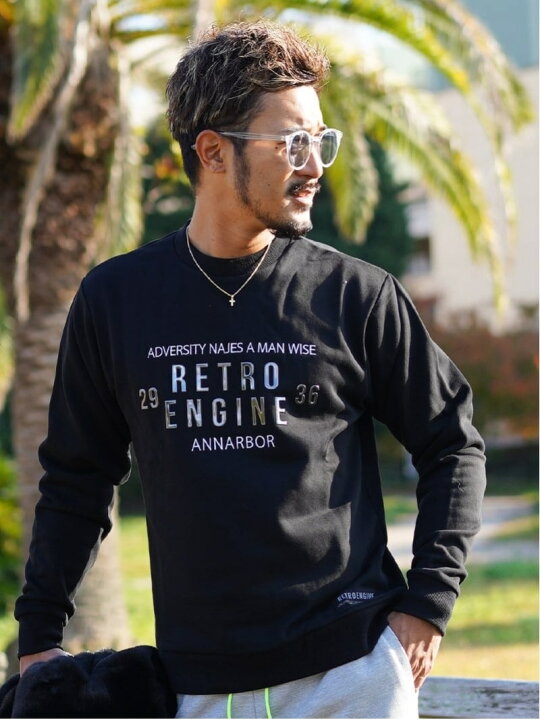 楽天市場】Retro Engine Retro Engine/(M)RTEG ANNARBOR SW PULLOVER 