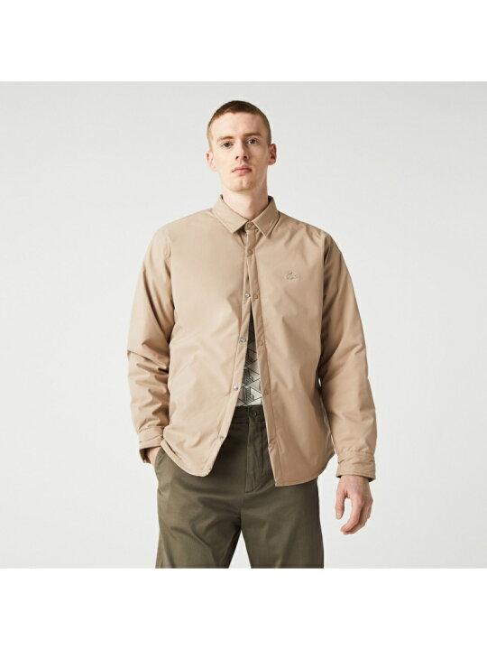 楽天市場】【SALE／50%OFF】LACOSTE 撥水フレンチカラーオーバーシャツ 