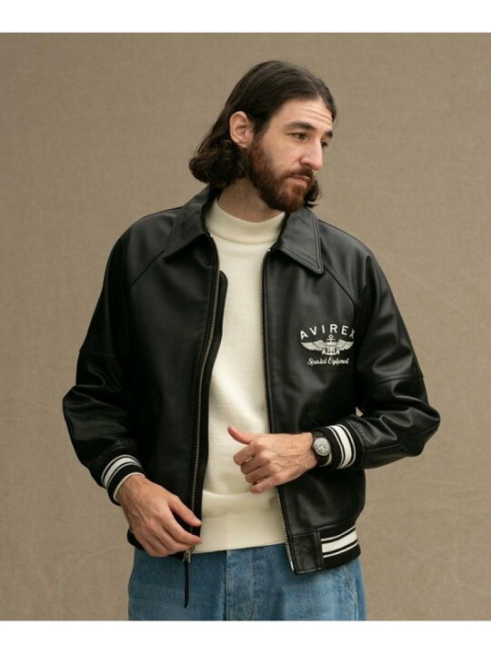 楽天市場】【SALE／50%OFF】NANO universe AVIREX/別注 VARSITY JACKET 