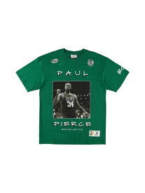 Mitchell & Ness ポール・ピアース セルティックス ヘビーウェイト プレミアム プレイヤー ショートスリーブ NBA HEAVYWEIGHT PREMIUM PLAYER TEE ルーキーユーエスエー トップス カットソー・Tシャツ グリーン【送料無料】