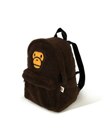 A BATHING APE ALL BABY MILO MINI FAUX FUR BACKPACK ア ベイシング エイプ バッグ その他のバッグ ブラウン【送料無料】