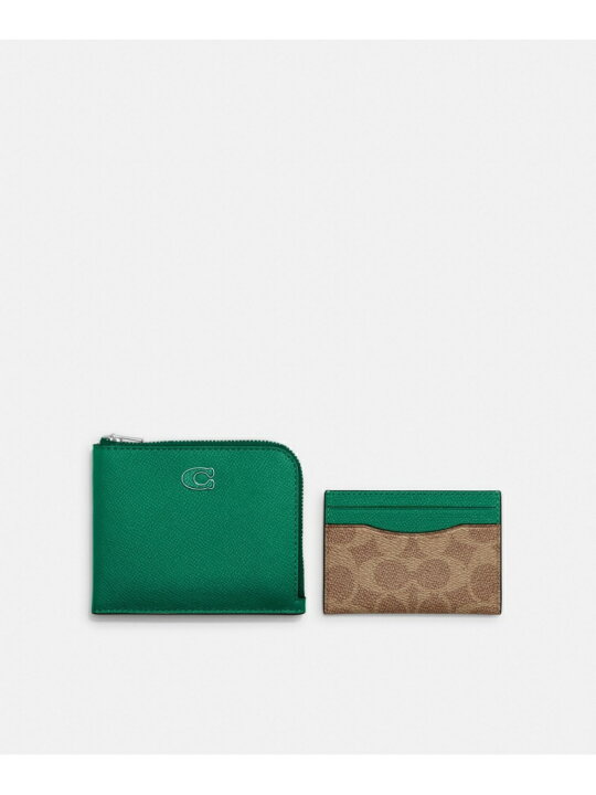 楽天市場】COACH 3-IN-1 Lジップ ウォレット・シグネチャー キャンバス  