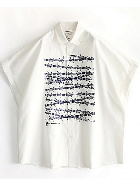 楽天市場】【SALE／20%OFF】SHAREEF BARBED WIRE EMB. S/S BIG SHIRTS 