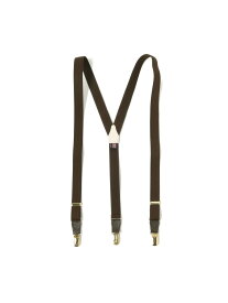 BEAMS F ALBERT THURSTON / ヘリンボーン サスペンダー 25mm ビームス メン ファッション雑貨 ベルト ブラック ブラウン【送料無料】