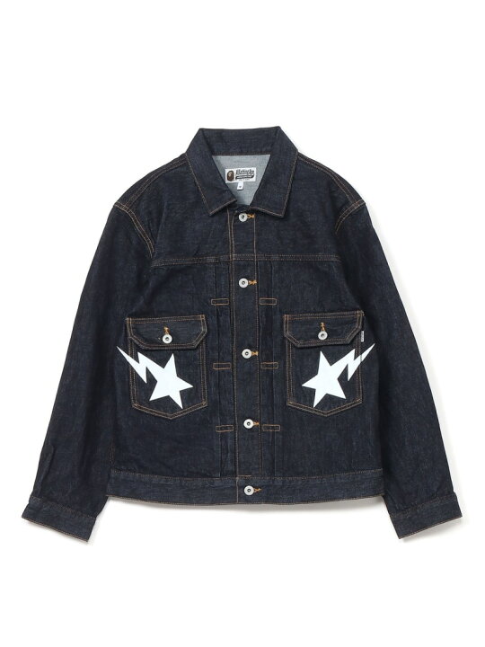 楽天市場】A BATHING APE (M)STA DENIM JACKET TYPE-02 ア ベイシング 