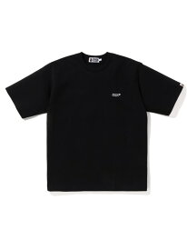 A BATHING APE BAPE ONE POINT RELAXED FIT TEE M ア ベイシング エイプ トップス カットソー・Tシャツ ブラック ブルー グレー ネイビー カーキ ピンク パープル ホワイト【送料無料】