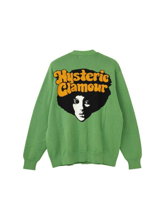 楽天市場】HYSTERIC GLAMOUR AFRO GIRL編込 カーディガン ヒステリック 