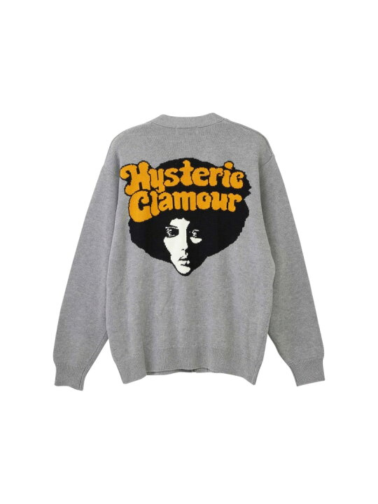 楽天市場】HYSTERIC GLAMOUR AFRO GIRL編込 カーディガン ヒステリック  