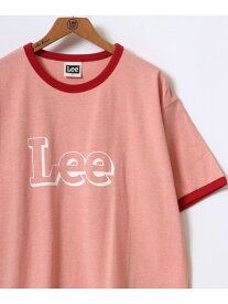 【SALE／6%OFF】Lee Lee Tシャツ ティーシャツ メンズ 半袖 オーバーサイズ ロゴ ラザル トップス カットソー・Tシャツ イエロー グレー グリーン ブルー レッド【RBA_E】【送料無料】