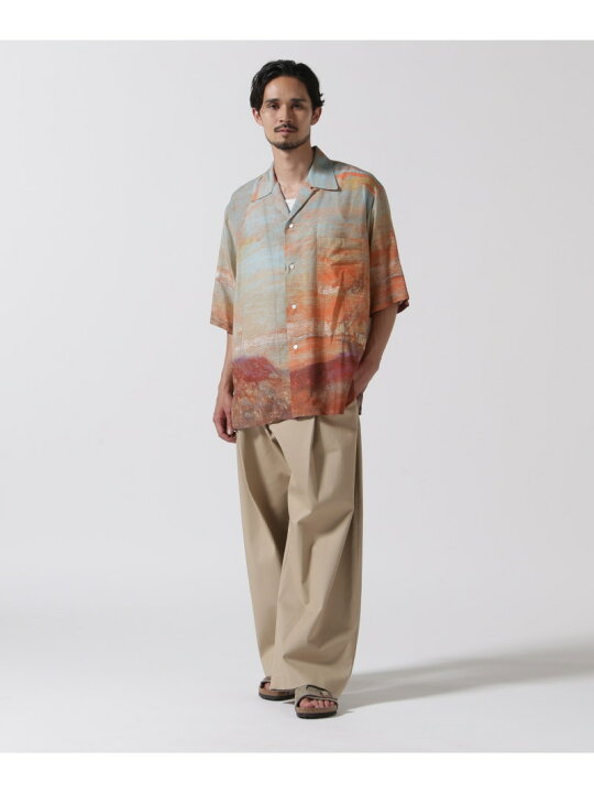 楽天市場】GARDEN TOKYO YOKE/ヨーク/LANDSCAPE PRINTED OPEN COLLAR 