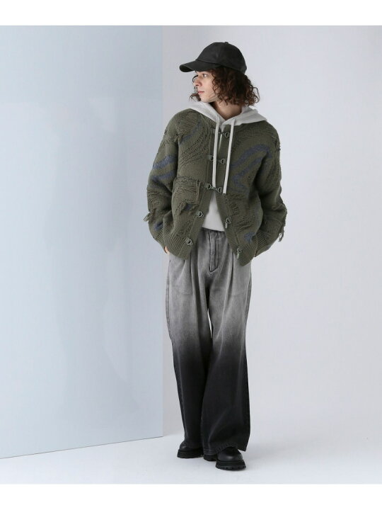 楽天市場】【SALE／21%OFF】HARE メタルボタンフリンジニット 