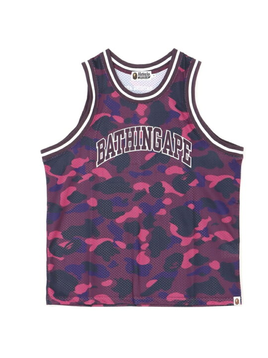 楽天市場】A BATHING APE (M)COLOR CAMO BASKETBALL TANK TOP M ア 