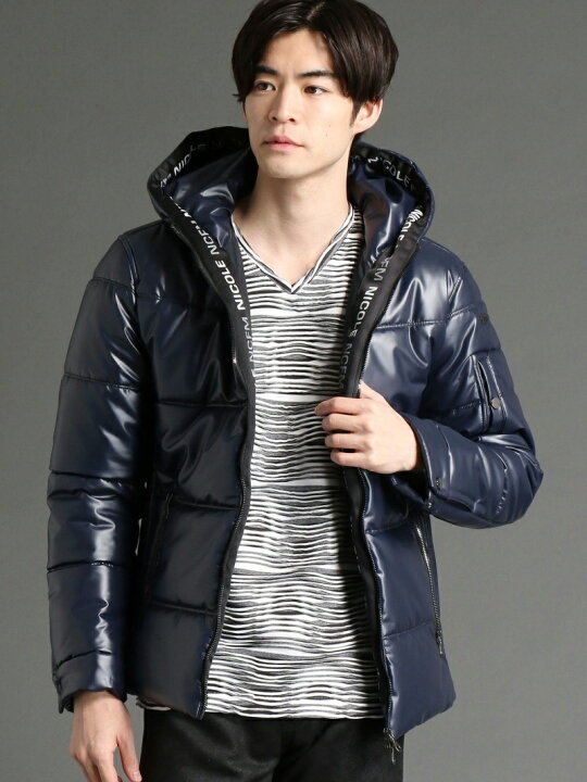 楽天市場】【SALE／50%OFF】NICOLE CLUB FOR MEN パテッドフーデット  