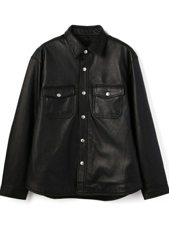 楽天市場】Schott LAMB LEATHER CPO SHIRT/CPO ラムレザーシャツ 