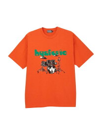 HYSTERIC GLAMOUR DRUM KIT Tシャツ ヒステリックグラマー トップス カットソー・Tシャツ ホワイト オレンジ ブラック【送料無料】