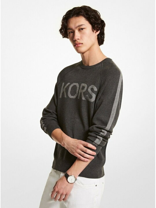 楽天市場】【SALE／77%OFF】MICHAEL KORS KORSロゴ クルーネックニット  