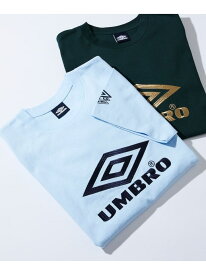 UMBRO 別注 Front Logo Short Sleeve Tee フリークスストア トップス カットソー・Tシャツ ホワイト グレー ブラック グリーン ブルー ネイビー【送料無料】