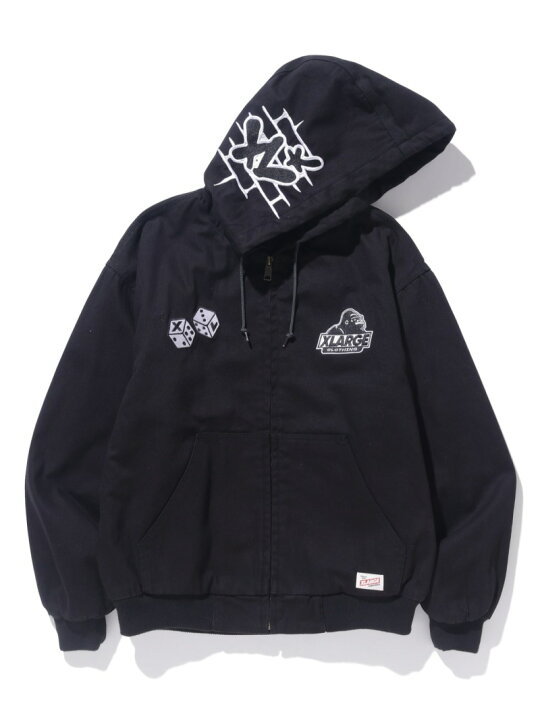 楽天市場】【SALE／30%OFF】XLARGE DICE HOODED WORK JACKET 