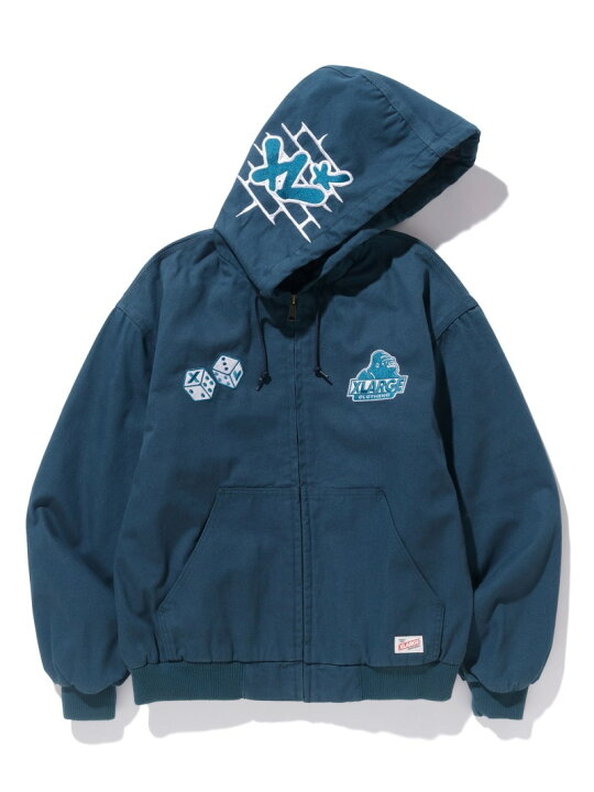 楽天市場】【SALE／30%OFF】XLARGE DICE HOODED WORK JACKET 