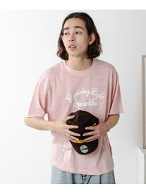 WEGO MEN'S ヴィンテージロゴT(S) ウィゴー トップス カットソー・Tシャツ ブルー ピンク ホワイト ブラック