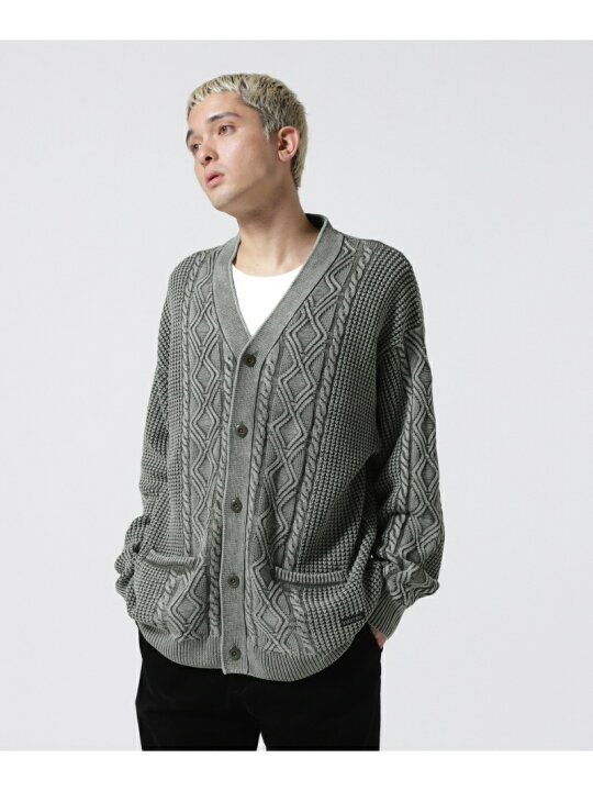 楽天市場】【SALE／50%OFF】Schott DULL COL CABLE CARDIGAN/ケーブル 