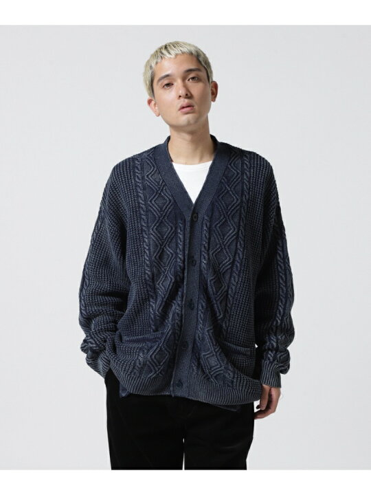楽天市場】【SALE／50%OFF】Schott DULL COL CABLE CARDIGAN/ケーブル 