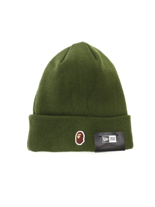 楽天市場】A BATHING APE APE HEAD ONE POINT NEW ERA KNIT CAP M ア 