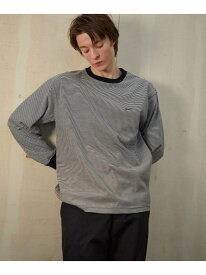 【SALE／10%OFF】NUMBER (N)INE NARROW STRIPED L/S T-SHIRT ナンバーナイン トップス カットソー・Tシャツ【RBA_E】【送料無料】