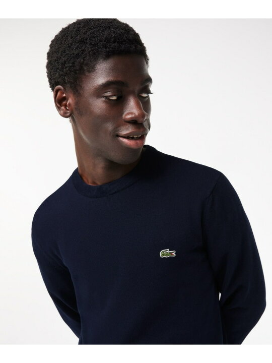 楽天市場】【SALE／30%OFF】LACOSTE オーガニックコットンクルーネック 