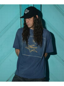 ROYAL FLASH SAINT MICHAEL/セントマイケル/CP_SS TEE/STAR/NAVY ロイヤルフラッシュ トップス カットソー・Tシャツ ネイビー【送料無料】