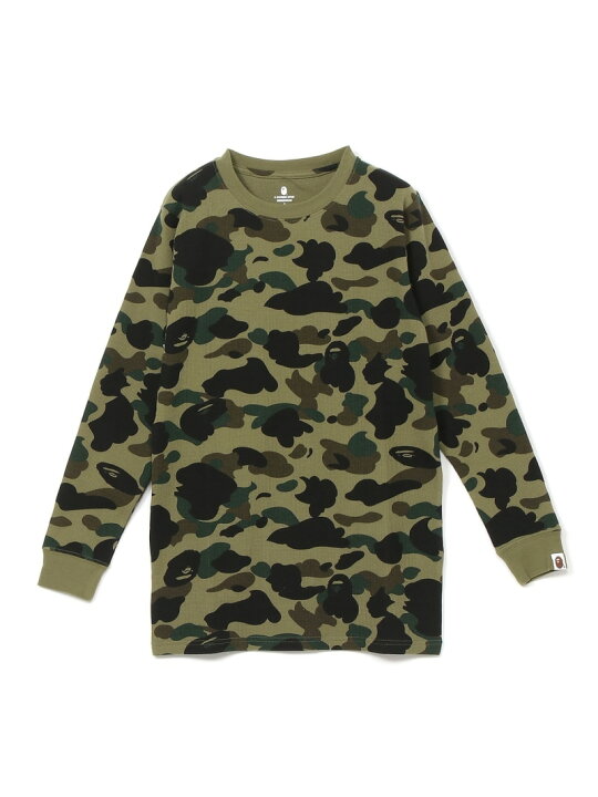楽天市場】A BATHING APE 1ST CAMO THERMAL LT ア ベイシング エイプ 