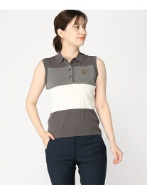 【SALE／30%OFF】Felisi GOLF 【WOMENS】Felisi(フェリージ)ゴルフWS STRIPE NS KNIT POLO フェリージ トップス ポロシャツ グレー ネイビー【RBA_E】【送料無料】