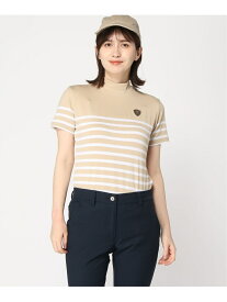 Felisi GOLF 【WOMENS】Felisi(フェリージ)ゴルフWS STRIPE HIGHNECK SHIRT フェリージ トップス シャツ・ブラウス ベージュ グレー ネイビー ホワイト【送料無料】